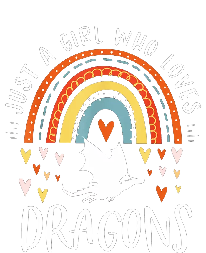 Just A Girl Who Loves Dragons Rainbow Gifts For Dragon Lover T-Shirt