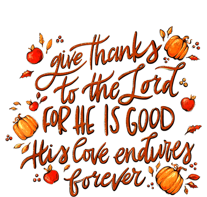 Give Thanks To The Lord For He Is Good Thanksgiving Jesus Adult Drive Performance Visor