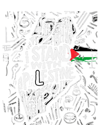 I Stand With Palestine Quote A Free Palestine Design PosiCharge RacerMesh Polo