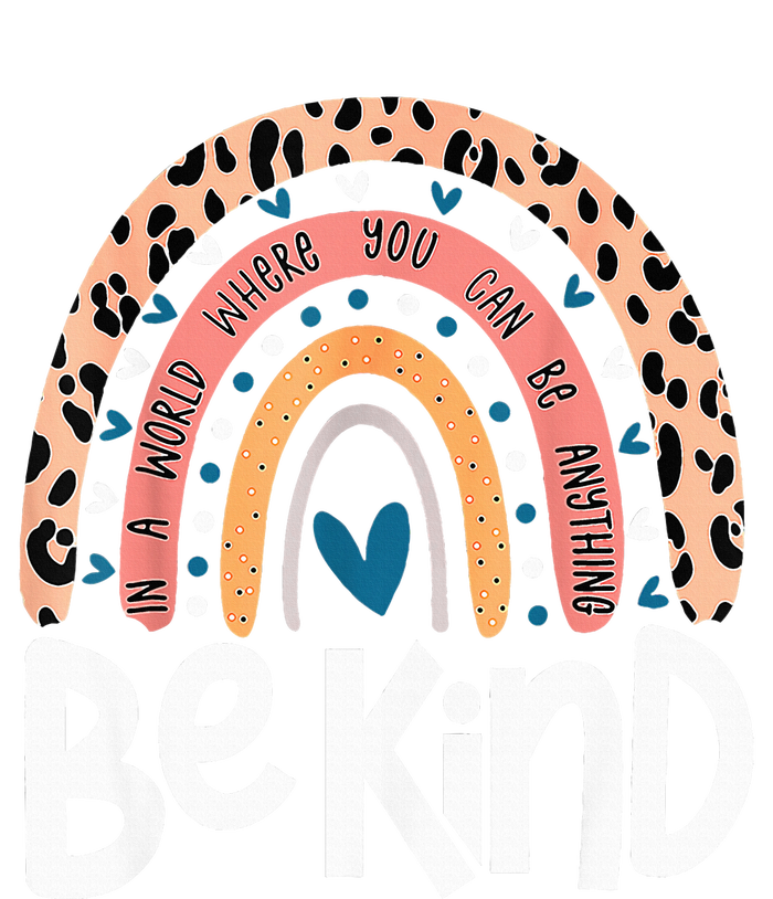 Be Kind Anti Bullying Orange Unity Day Leopard Raibow T-Shirt