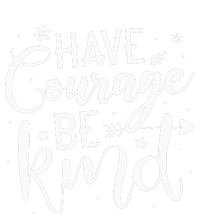 Have Courage Be Kind Anti Bullying Gift Unity Day Orange V-Neck T-Shirt