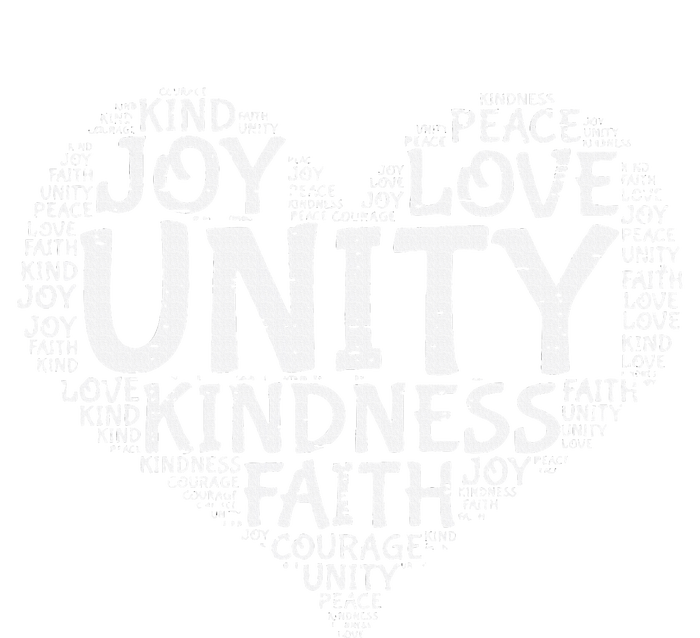 Joy Love Kindness Faith Unity Day Orange Anti Bullying Coaster