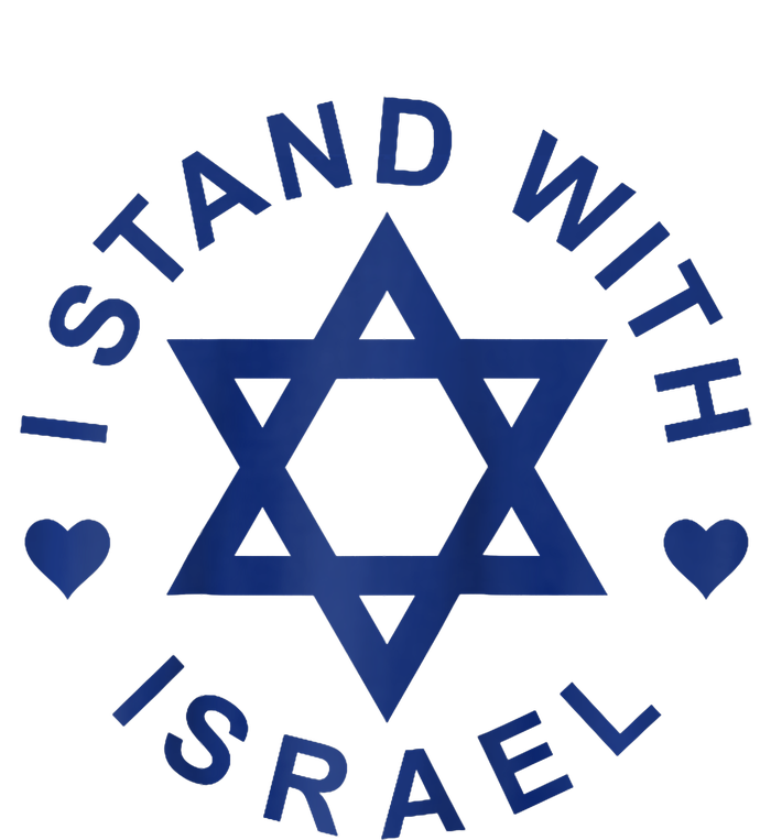 I Stand With Israel Israeli Flag Jewish Star Of David Israel Strong Yupoong Adult 5-Panel Trucker Hat