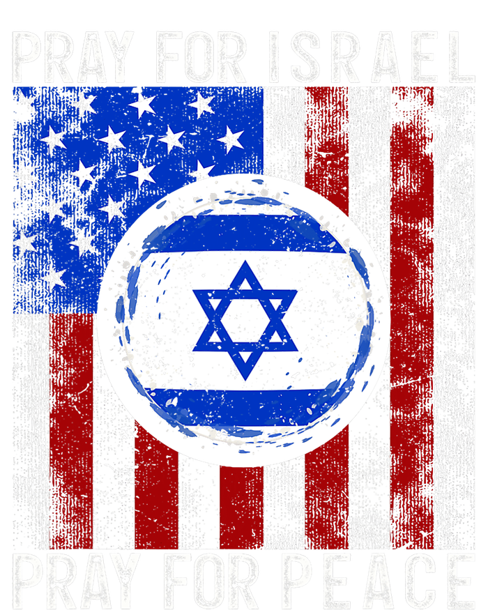 Support Israel I Stand With Israel Pray For Israel America Flag T-Shirt