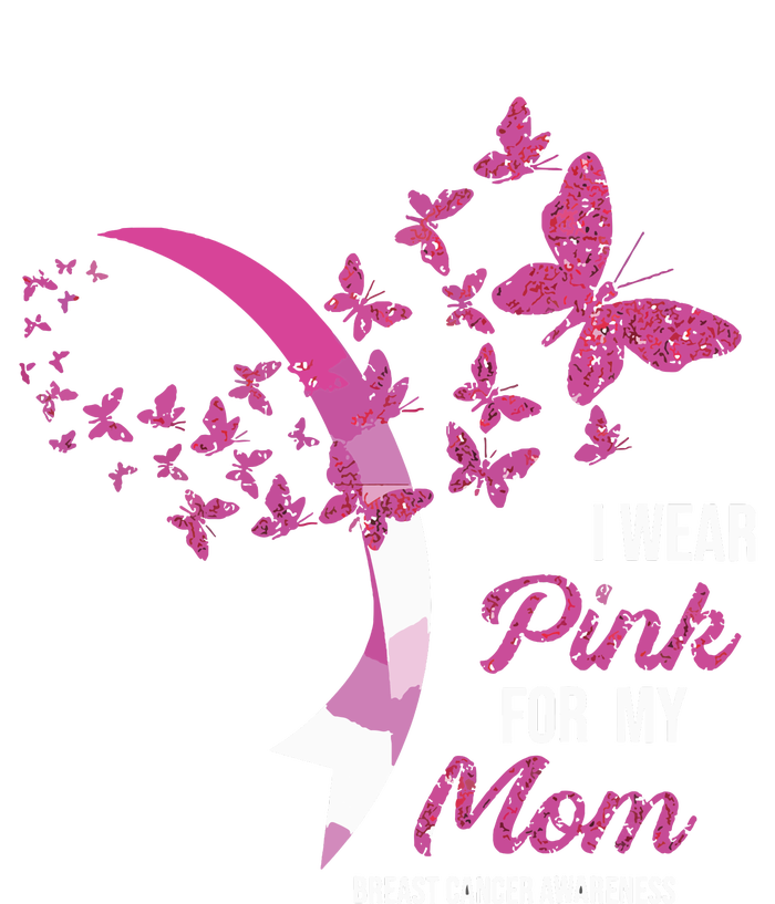 I Wear Pink For My Mom Breast Cancer Awareness Butterflies Women’s Perfect Tri Rocker Tank