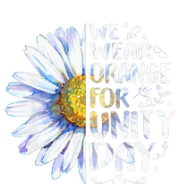 We Wear Orange Daisy Flower For Unity Day Anti Bullying Bumper Sticker