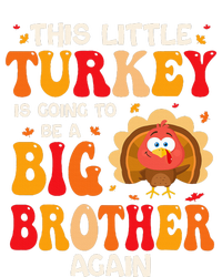 This Lil Turkey Going To Be A Big Brother Again Thanksgiving Women's Tri-Blend 3/4-Sleeve Raglan Shirt