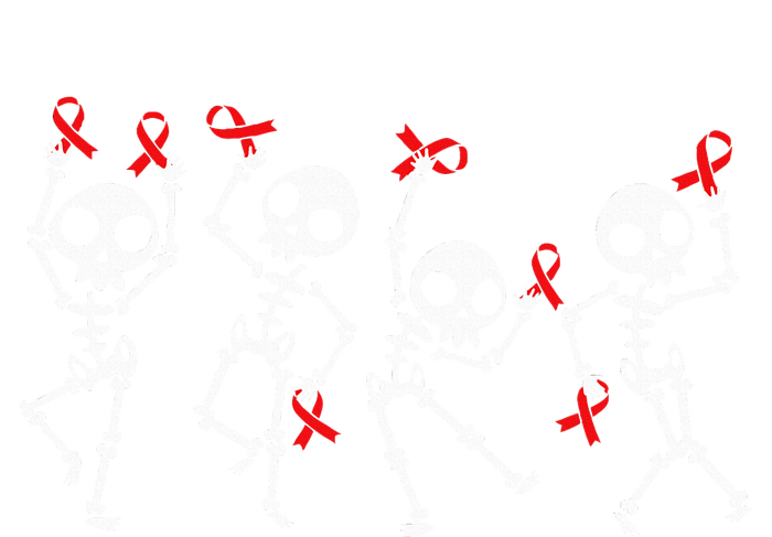 Red Ribbon week Awareness Skeleton Halloween T-Shirt