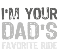 Inappropriate I'm Your Dad's Favorite Ride Funny Teen Grommeted Golf Towel