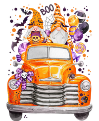 Gnome Halloween Boo Truck Garment-Dyed Sweatshirt