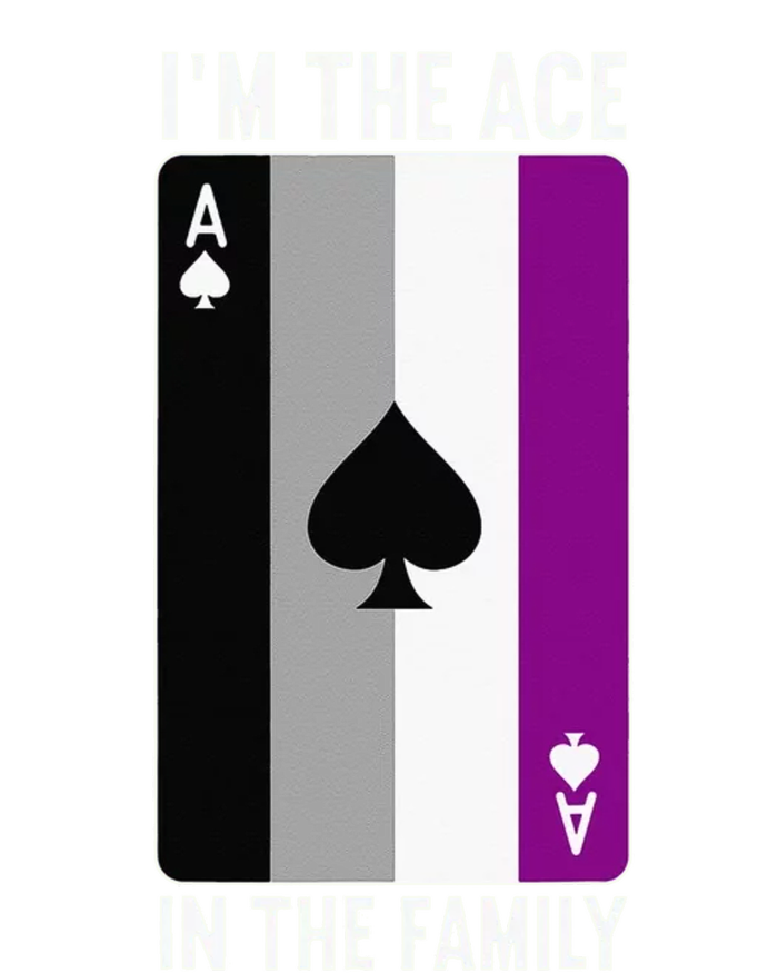 Asexual Pride Asexuality Awareness Im The Ace In The Family Tall 16 in Basic Backpack