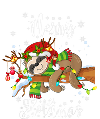 Merry Slothmas Funny Xmas Christmas Pajamas For Sloth Lovers Gift Ladies Long Sleeve Shirt