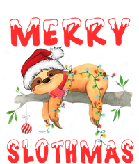 Merry Slothmas Funny Gift Merry Christmas Pajama Sloth Santa Hat Gift Sustainable Beanie