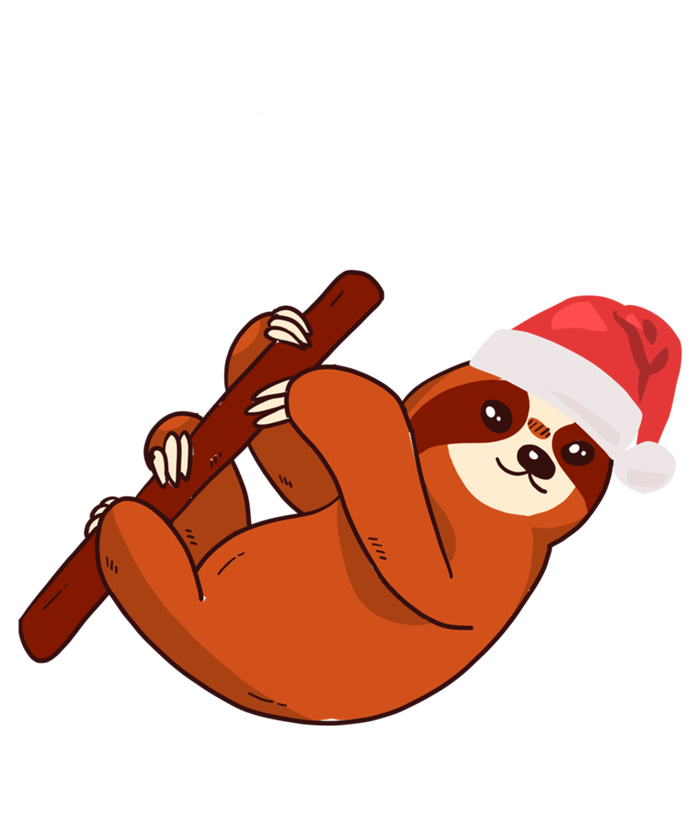 Merry Slothmas Sloth Lover Ugly Christmas Cool Gift Insulated Varsity Jacket