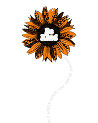 Unity Day Orange Be Kind Anti Bullying Kindness Sunflower Grommeted Golf Towel