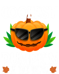 Coolest Pumpkin In The Patch Sunglasses Pumpkin Halloween Gift Striped Beanie with Solid Band