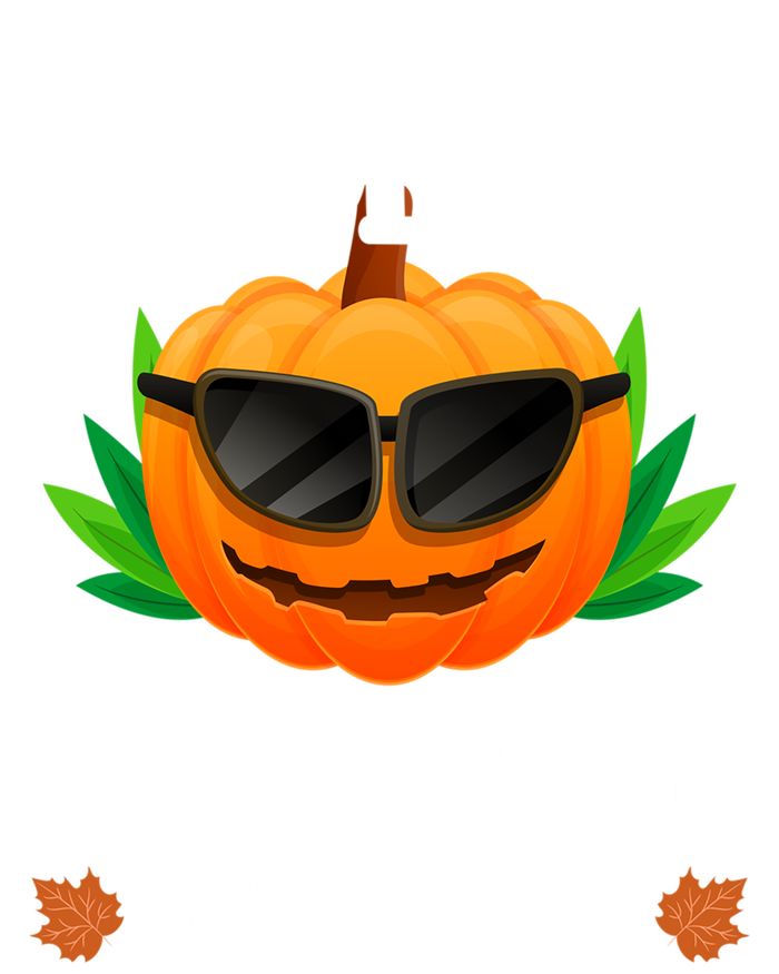 Coolest Pumpkin In The Patch Sunglasses Pumpkin Halloween Gift Striped Beanie with Solid Band