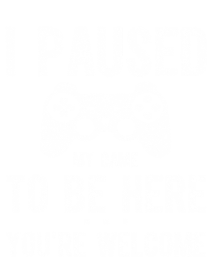 Cute Gamer Funny Gift I Paused My Game To Be Here YouRe Welcome Great Gift T-Shirt