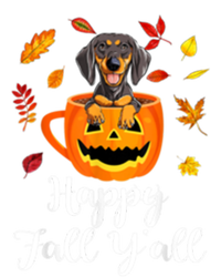 Dachshund Dog Autumn Fall Pumpkin Truck Mappe Thanksgiving Gift T-Shirt