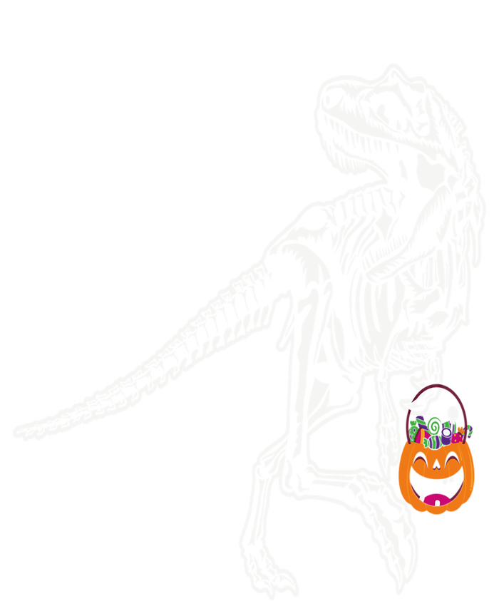 Halloween Dinosaur T Rex Skeleton Scary Gift Women's Racerback Tank