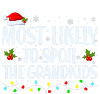 Most Likely To Spoil The Grandkids Funny Christmas Grandma Hooded Wearable Blanket