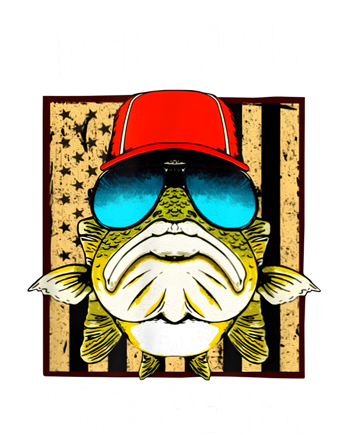 The Fish Whisperer American Flag Yupoong Adult 5-Panel Trucker Hat