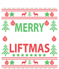 Merry Liftmas Ugly Christmas Sweater Gym Workout Gift Sweatshirt Cinch Pack Bag