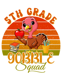 Vintage Retro 5th Grade Gobble Squad Thanksgiving Turkey Great Gift Women's T-Shirt