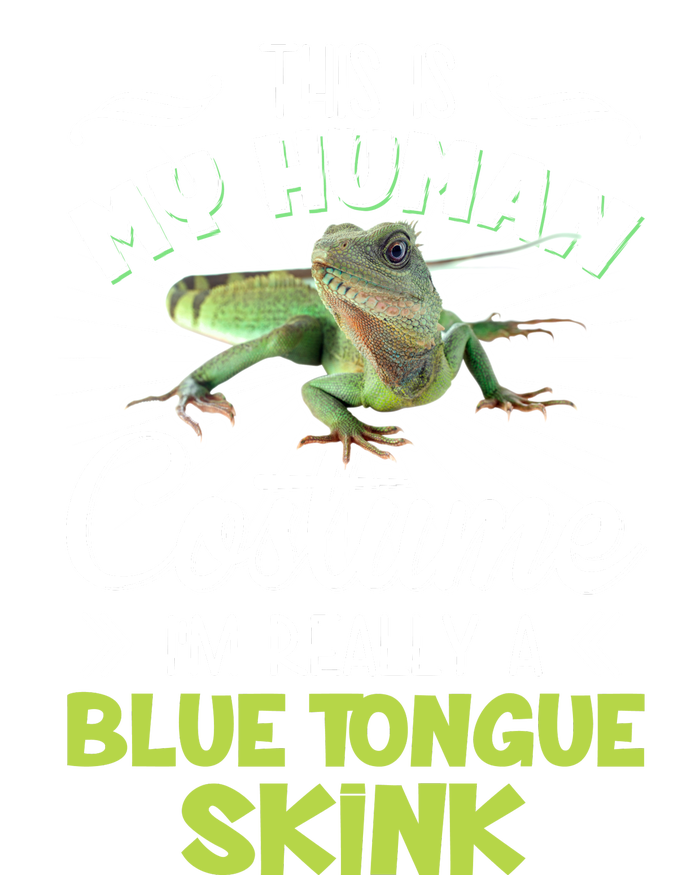 This Is My Human Costume IM Really A Blue Tongue Skink Ladies Long Sleeve Shirt