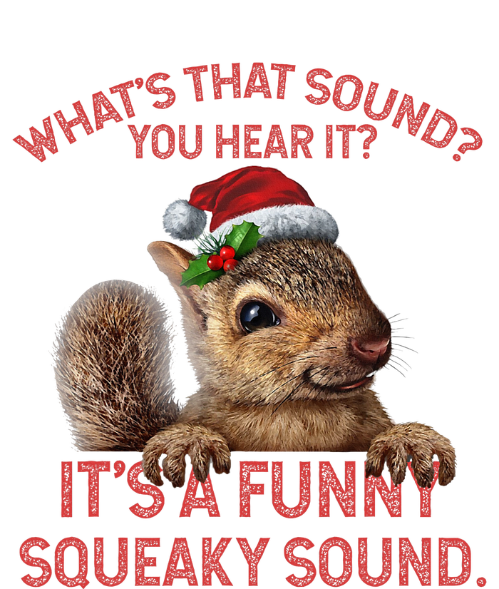 ItS A Funny Squeaky Sound Christmas Squirrel Softstyle Adult Sport Polo