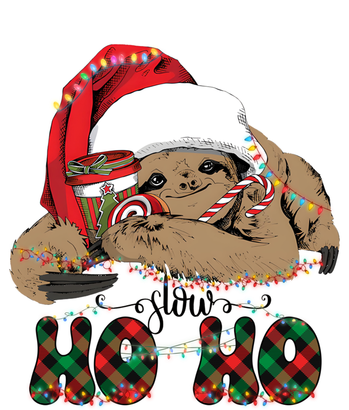 Slow Ho Ho Merry Slothmas Christmas Vibes Xmas YAll Gift T-Shirt