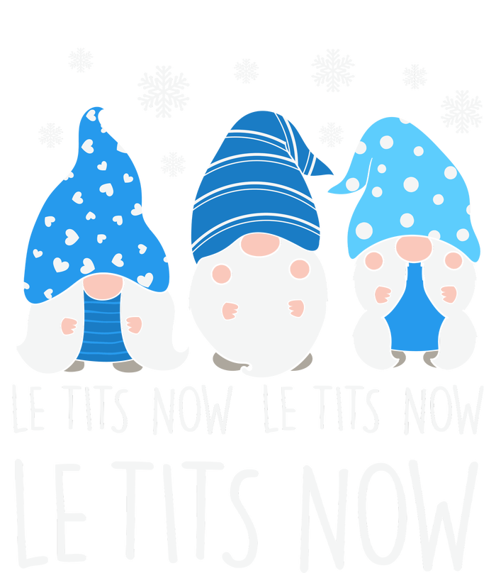 Le Tits Now Christmas Let It Snow Ugly Sweater Funny Party Women's T-Shirt