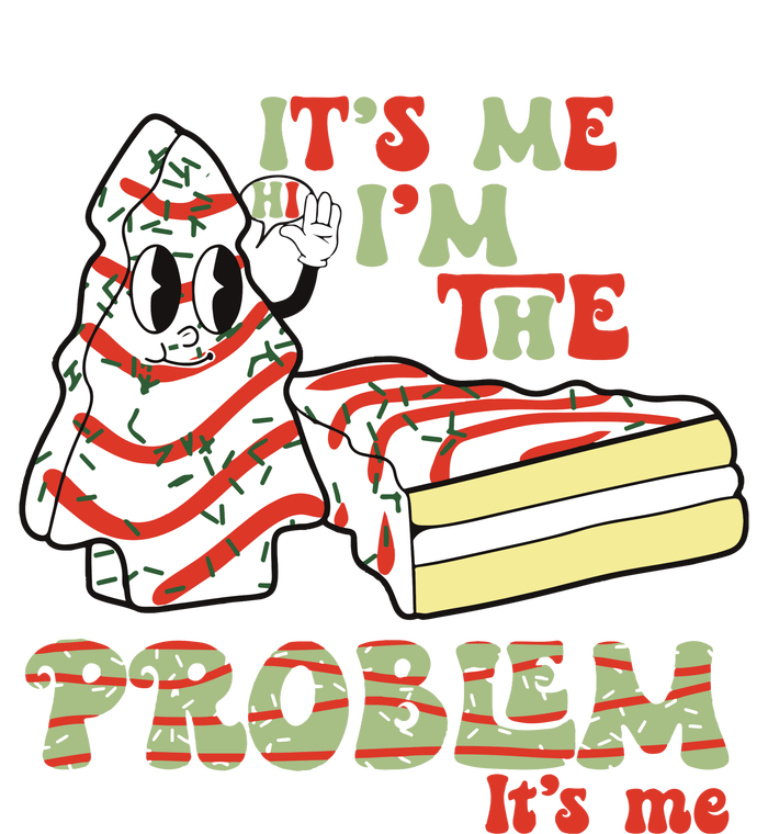 Its Me Hi Im The Problem Its Me Christmas Tree Cake Tall T-Shirt