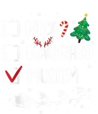 Naughty Nice Muslim Christmas Funny Santa Hat Xmas Gifts T-Shirt