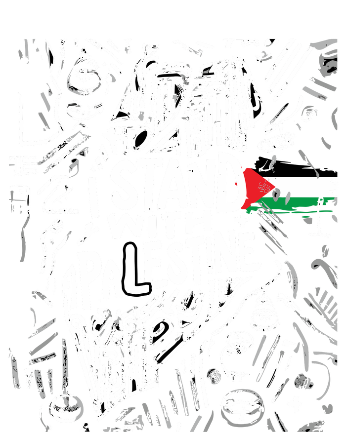 I Stand With Palestine Quote A Free Palestine Design Poster