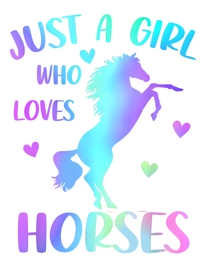 Just A Girl Who Loves Horses Women's Knotted Racerback Tank