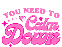 You Need To Calm Down Groovy Retro Cute Funny Cooling Performance Crew T-Shirt