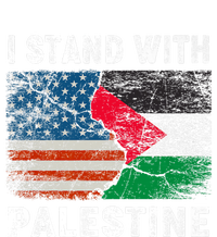 I Stand With Palestine Us Flag Palestinians Flag Button