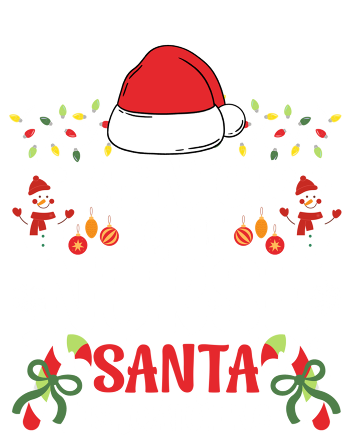 Be Nice To The Nurse Santa Is Watching Christmas Pajama Xmas Great Gift Kids T-Shirt