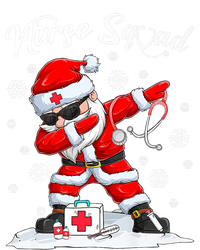 Christmas Scrub Tops Dabbing Santa Scrubs Nurse Squad Gift Kids Long Sleeve Shirt