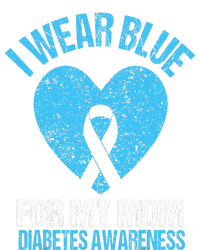 I Wear Blue For My Mom Diabetes Awareness Kids Cooling Performance Crew T-Shirt