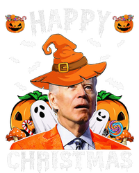 Funny Joe Biden Happy Halloween Happy Christmas Saying Sustainable Beanie