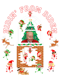 Funny Biden Christmas Sniffing Creepy Joe Hidin From Biden T-Shirt