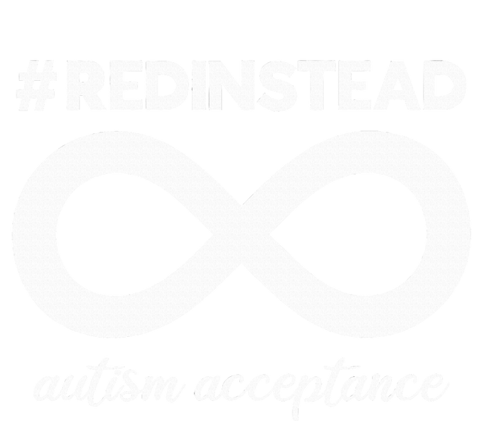 Wear Red Instead Acceptance Of Autism Autistic Tall T-Shirt