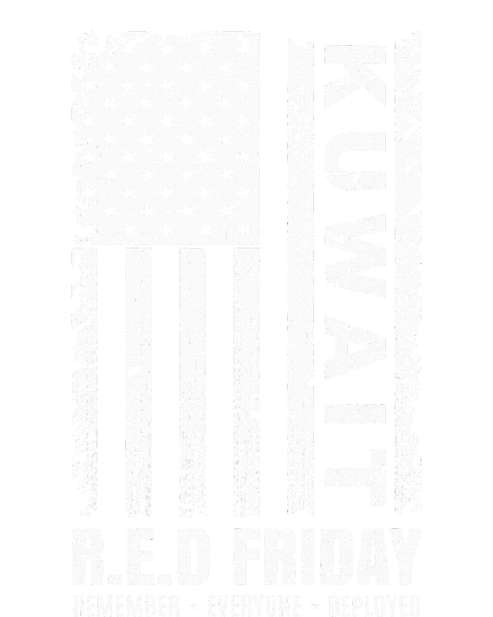 Wear Red for Deployed Kuwait R.E.D. Friday Flag Gift T-Shirt