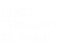 Funny Nice Naughty Jewish For Hanukkah Hebrew Christmas Gift T-Shirt