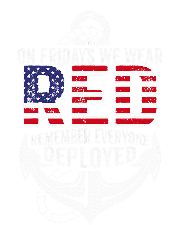 On Fridays We Wear Red Friday Navy Gift Distressed Doggie Tank