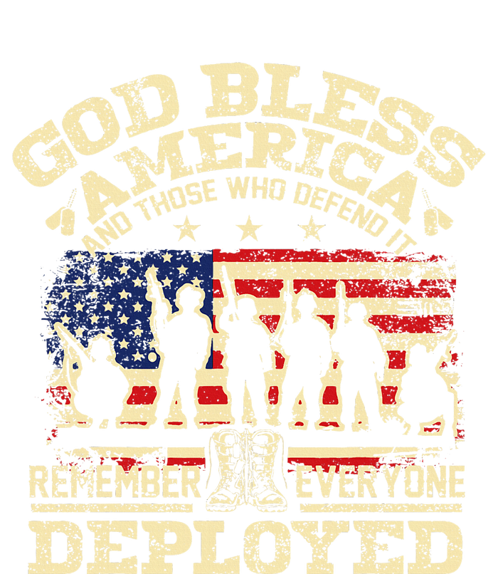 RED Friday God Bless America Remember Everyone Deployed T-Shirt