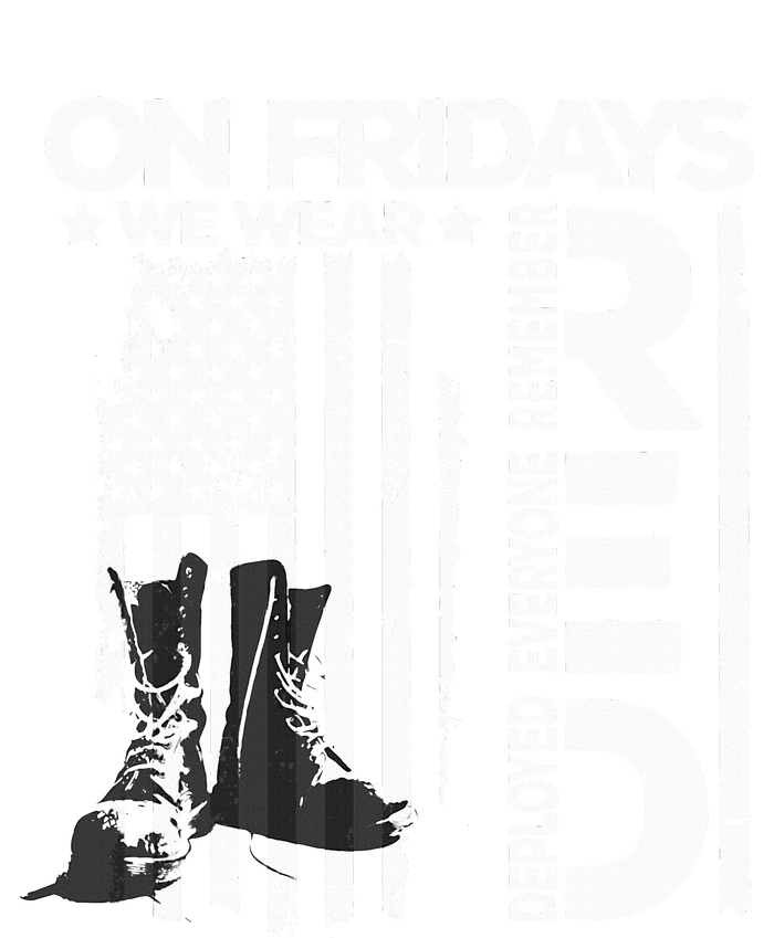 On Friday We Wear Red Veteran Red Friday US Flag T-Shirt