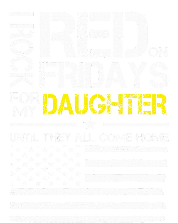 Red Friday Military Dad Wear Red For My Daughter Doggie Tank